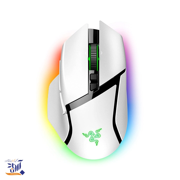 موس Razer Basilisk v3 Pro - بی‌سیم - سفید